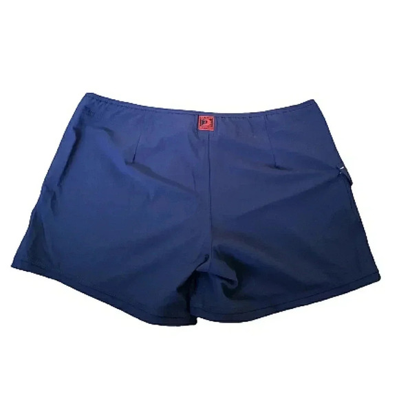 Maui Rippers Large Navy Blue Midrise 4-Way Stretch Boardshorts Swim - Picture 4 of 10